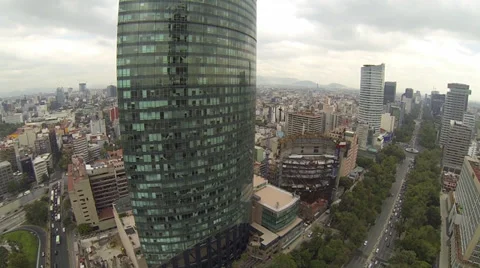 Torre Mayor Paseo de la Reforma. 스톡 동영상 39221888