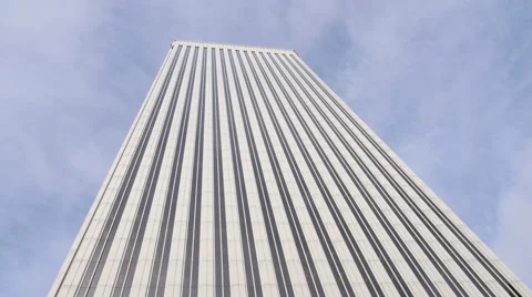 Torre Picasso Building in Madrid Stock Footage 44408334