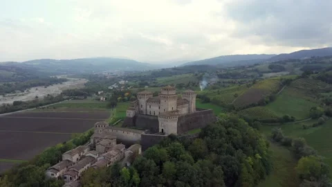Torrechiara orbital Stock-Footage 147606290