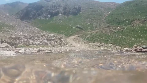 Torrent mountain river Stock Footage 79675141