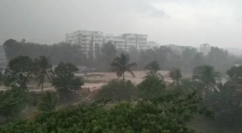 Torrential raining Stock Footage 150732750