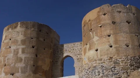 Torres de Alcala of Morocco Stock Footage 123404036