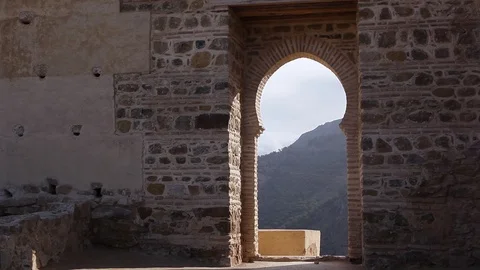 Torres de Alcala of Morocco Stock Footage 123404079