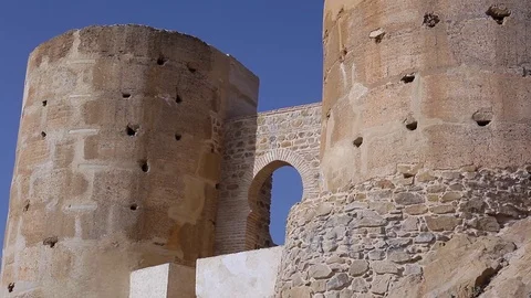 Torres de Alcala of Morocco Stock Footage 123404351