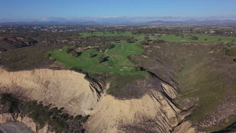 Torrey Pines Golf Course in La Jolla, California. Stock Footage 325370342