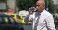 Torrid Hot Day Thirsted Businessman Wait Associate Sweating Outside Drink Water 4k or 4k+ Resolution