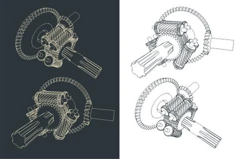 Torsen Differential Stock Illustration