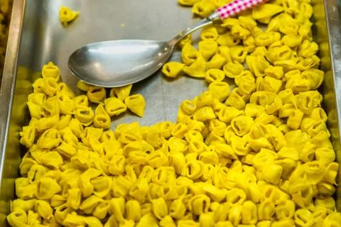 Tortellini background Stock Photos