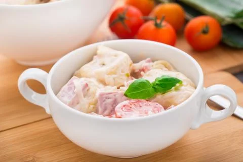 Tortellini salad Stock Photos