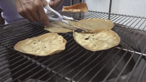 Tortilla chef cooking Stock Footage 77690415