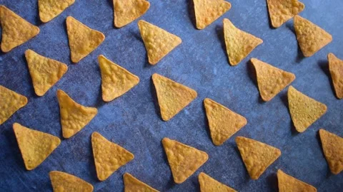 Tortilla chip snack Stock Footage 153350404