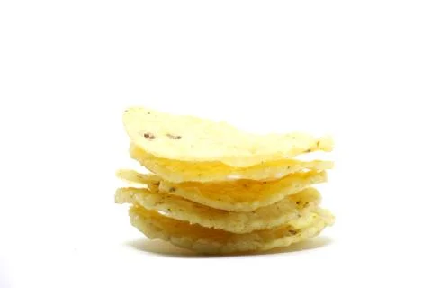 Tortilla chip stack Stock Photos