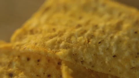 Tortilla Chips Macro Stock Footage 284762395