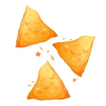Tortilla chips vector drawing Stock Illustration