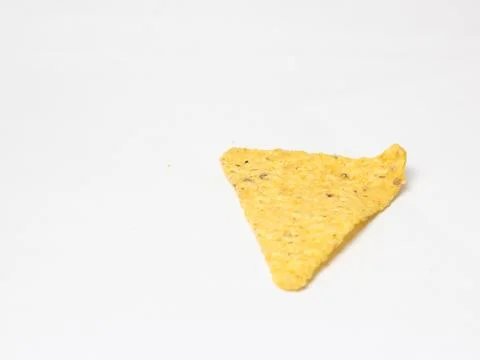 Tortilla chips on white background Stock Photos