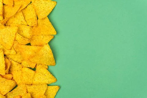 Tortilla corn chips. Stock Photos