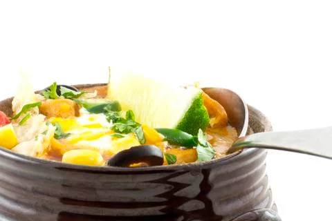 Tortilla soup Stock Photos