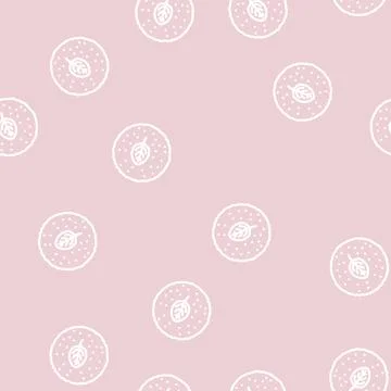 Tortilla spinach line vector seamless pattern Stock Illustration
