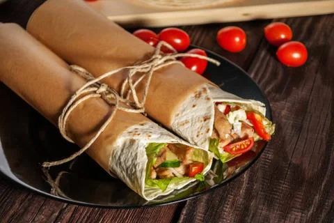 Tortilla wrap Stock Photos