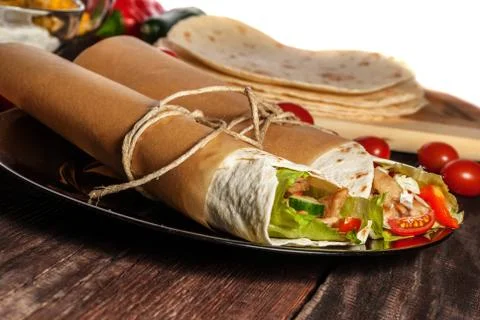 Tortilla wrap Stock Photos