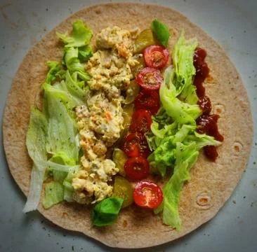 Tortilla Wrap Stock Photos