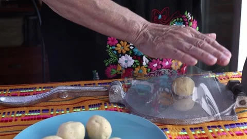 Tortillas elaboration process Stock Footage 158840708