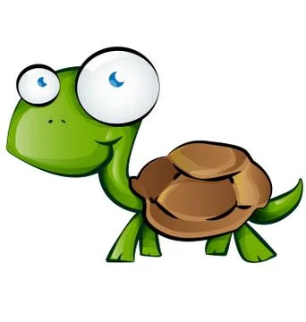 Tortoise cartoon Stock-Illustration