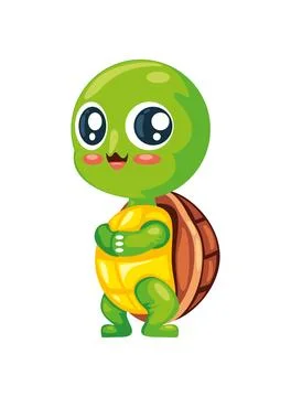 Tortoise wild cute Illustrazione stock