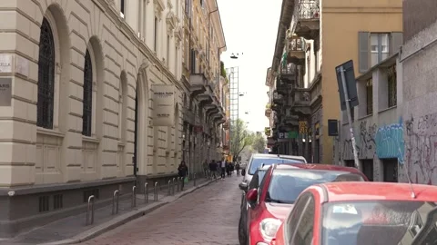 Via Tortona, Milan, 05.04.2024 Stock Footage 271069887