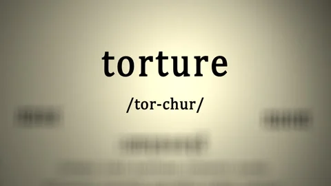 Torture Definition Stock-Footage 295066475