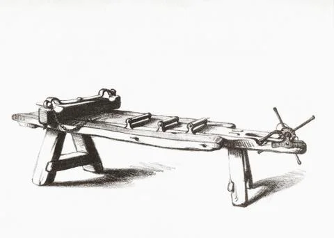 Torture rack. Stock Photos