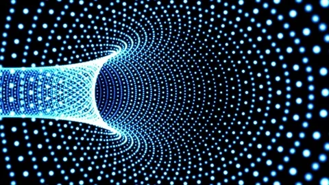 Torus Motion Tunnel Background Stock Footage 72223946