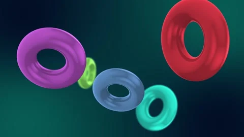 Torus Shape Video stock 260623297