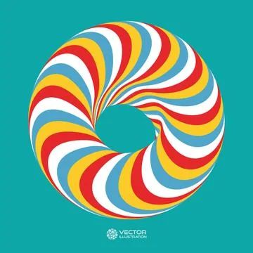 Torus. Vector 3D illustration. Torus. Vector 3D illustration. Abstract for... Stock Photos