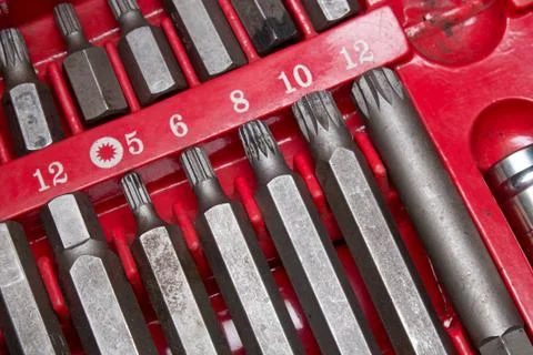 Torx heads Stock Photos