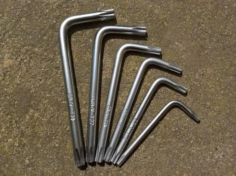 Torx Key Set Stock Photos
