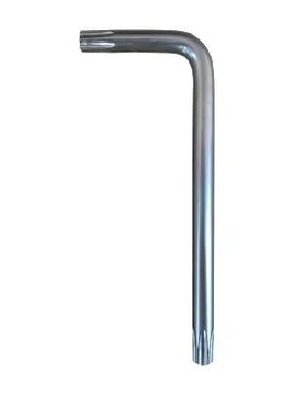 Torx Key Silver Isolated Stock Photos