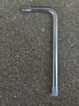 Torx Key Silver Foto stock