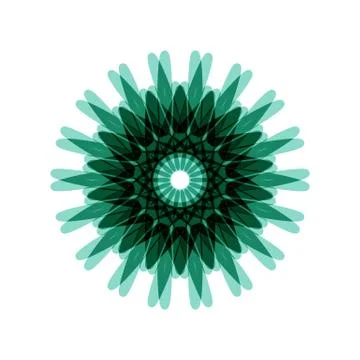 TOSCA MANDALA GEOMETRIC (8) Illustrazione stock
