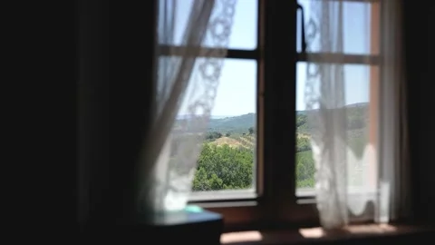 Toscane Gambassi villa Video stock 158099536