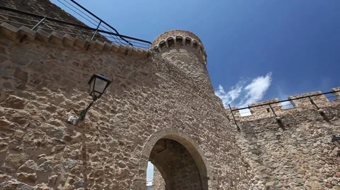 Tossa de mar castle Stock Footage 66519082