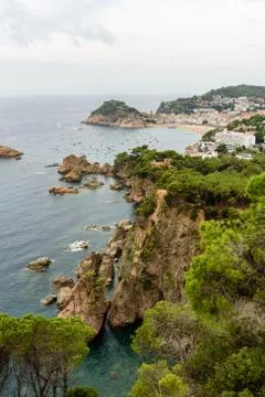 Tossa de Mar, Costa Brava, Catalunya, Spain Stock Photos