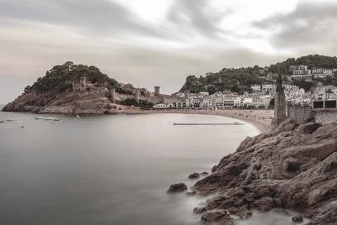 Tossa de Mar, Costa Brava, Catalunya, Spain Stock Photos