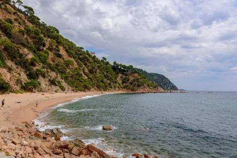Tossa de Mar, Costa Brava, Catalunya, Spain Stock Photos