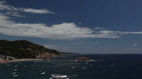 Tossa de mar sea view Stock Footage 66519000