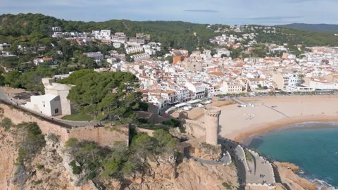Tossa de mar, Spain Stock Footage 254567802