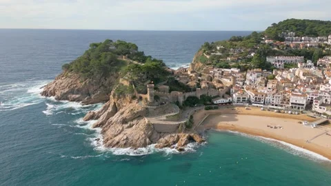 Tossa de mar, Spain Stock Footage 254567878