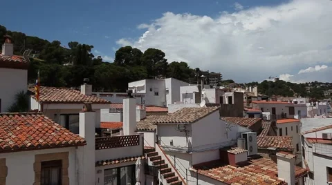 Tossa de mar view from castle Video stock 66519143