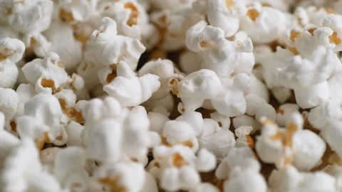Tossing popcorn. Slow Motion. Stock Footage 94078697