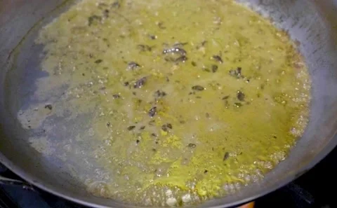 Tossing Sauce In Pan Slowmo Stock Footage 139232964